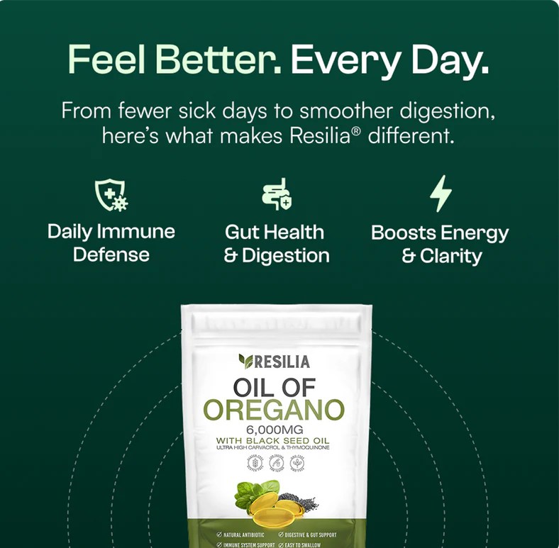 Resilia® Cápsulas Blandas de Aceite de Orégano