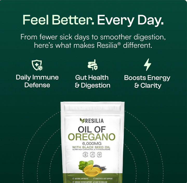 Resilia® Cápsulas Blandas de Aceite de Orégano