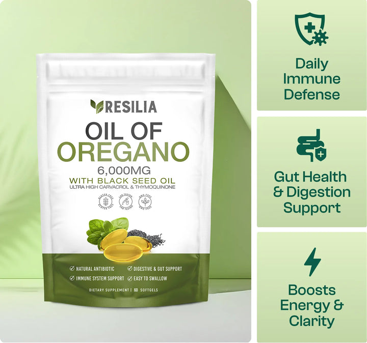 Resilia® Cápsulas Blandas de Aceite de Orégano