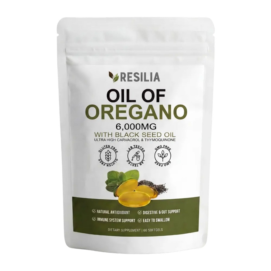 Resilia Oil of Oregano with Black Seed Oil
