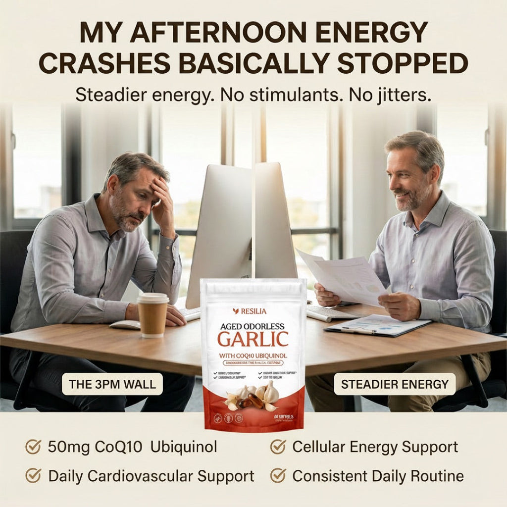 My afternoon energy crashes basically stopped